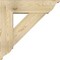 Ekena Millwork Traditional Traditional Rough Sawn Bracket w/ Offset Brace, Douglas Fir, 8"W x 28"D x 28"H BKT0806X28X28TRA01RDF - alternate 3